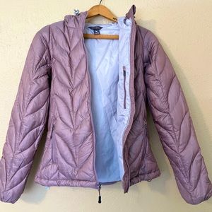Eddie Bauer Purple,Gray Puffer Jacket